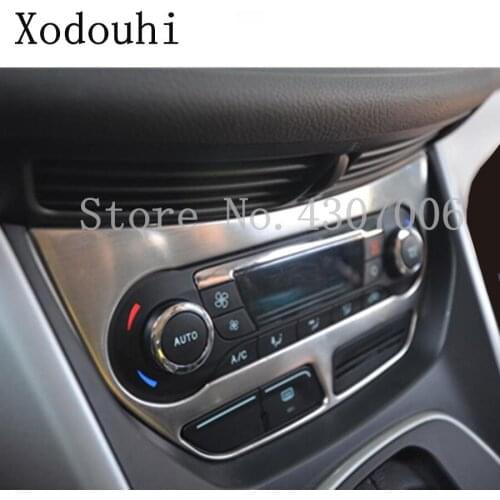 For Ford Kuga Escape 2013 2014 2015 2016 Car Middle Console Temperature Air-condition Volume Switch Button Trim Frame