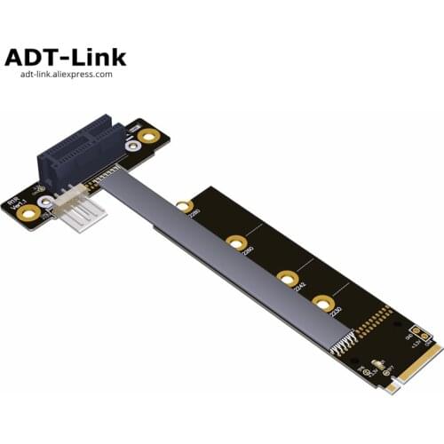M.2 NVMe To PCIe 1x 16x Riser X11050ti 1060ti 1080ti RX580 video Graphics Card Extender cable For NVIDIA AMD A N Card Btc Miner