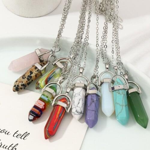 Hot Selling Girls Boho Style Gold Pendant Resin Stone Charms Pendant Necklace for Women Female Party Wedding Choker Necklaces