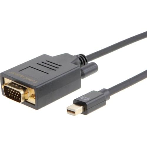 Mini DP to VGA Cable, Mini DisplayPort (Thunderbolt 2) to VGA Adapter Compatible Mackbook Pro/Air,Microsoft Surface Pro