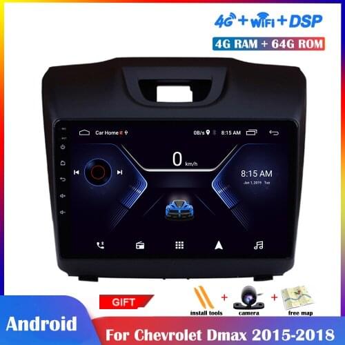 10.1 inch Android Multimedia Player For Chevrolet Dmax S10 2015-2018 Car Radio Stereo Navigation DSP Touch IPS Screen Bluetooth