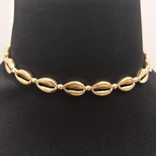 New Fashion Bohemia Mini shell jewelry clavicle chain two-piece necklace seaside holiday jewelry feature namour Charm Gift