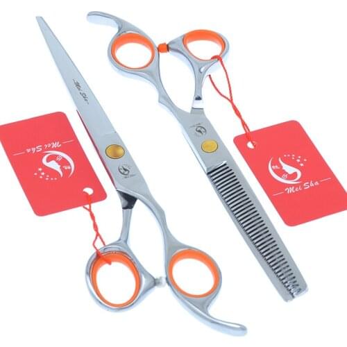 Meisha 7 inch Hair Shears Professional Cutting Thinning Styling Tools Salon Haircut Scissors Japanese Steel Hair Razors A0129A