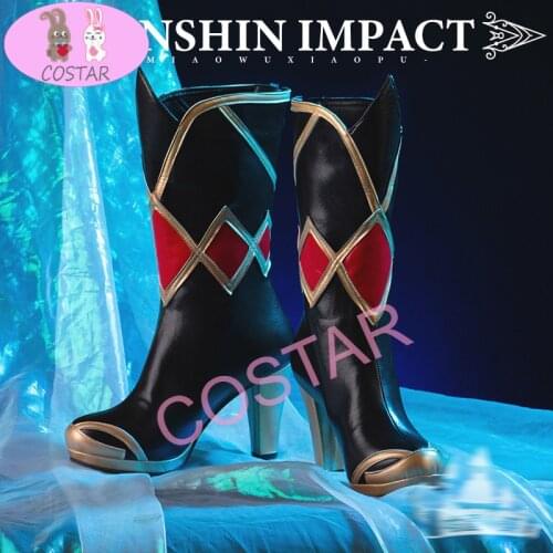 Rosaria Cosplay Shoes Genshin Impact Cos Mondstadt Sister Womens Prop Shoes