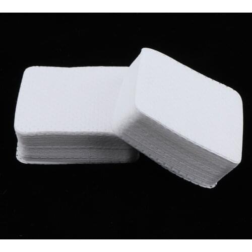 Disposable Eyelash Extension Glue Removing Pads - Professional Eyelash Extension Glue Cleaning Wipes 100Pcs/Lot