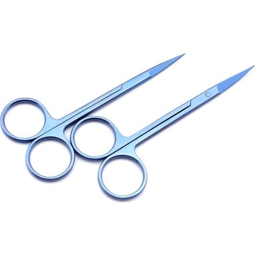 Express ophthalmic scissors open eye pattern shears titanium cosmetic plastic ophthalmic surgical scissors instrument eyelid