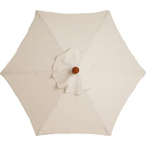 Beach Umbrella Canopy Replace Anti-ultraviolet and Anti-fading Polyester Fabric Beach Garden Parasols Terrace Outdoor Umbrella