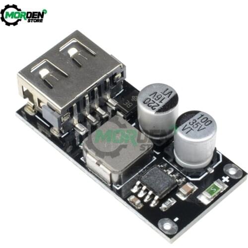 1CH 6-32V to 5V QC3.0 QC2.0 DC-DC Step Down Car Fast Quick Charging Module Voltage Regulator USB Buck Converter 9V 12V 24V