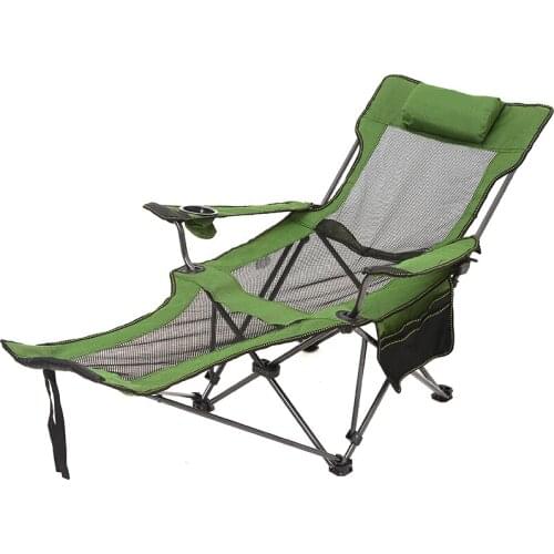 Dual Use Folding Lounge Chair Portable Fishing Stool Leisure Beach Chair Camping Rest Seat Office Nap Light Stool Outdoor Chair