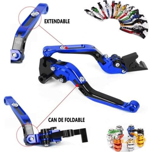For Yamaha MT-10 MT10 2016-2019 /MT-09 Tracer/FJ09 2015-2019 CNC Motorcycle Folding Extendable Clutch Brake Levers
