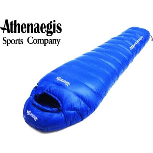 Athenaegis 1800G White Goose Down Filling Waterproof Adult Sleeping Bag Sac De Couchage Slaapzak Lazy Bag