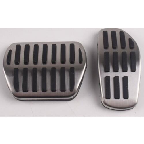 Car Clutch Brake Accelerator Pedal Foot Rest Pedals Covers For Nissan X-Trail X trail T32 Rogue 2014 2015 2016 2017 2018 AT Car