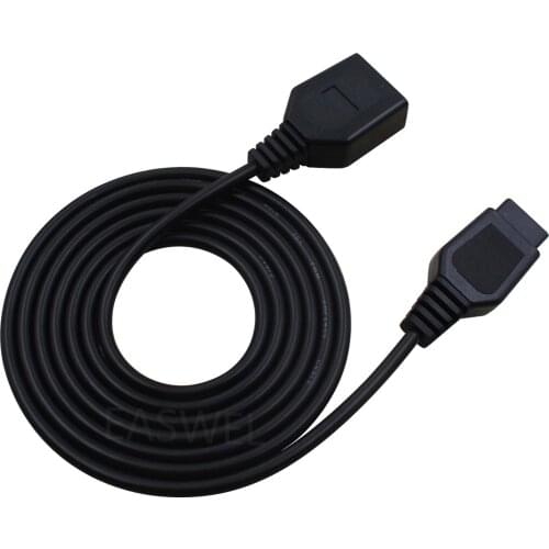 1 Pack 9 Pin 6ft Extension Cable for Sega Genesis 2/3 Controller Joystick