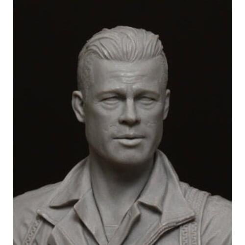 1:16 Resin Figure Model Movie Fury Logan Lerman 120mm Military War Theme Model R11