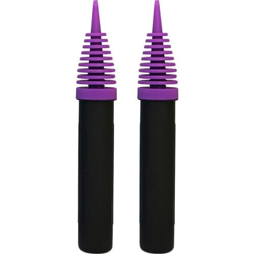 2 Pcs Portable Balloon Inflator Hand Manual Inflator Swim Ring Pump Air Inflator For Party Home Shop Long and Round Balloon