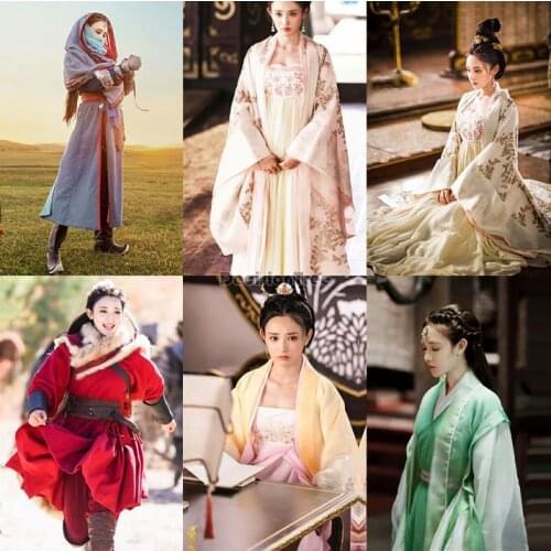 2021 tv play hanfu good bye my princess hanfu multicolor ancient chinese costumes art photography stage show oriental clothing