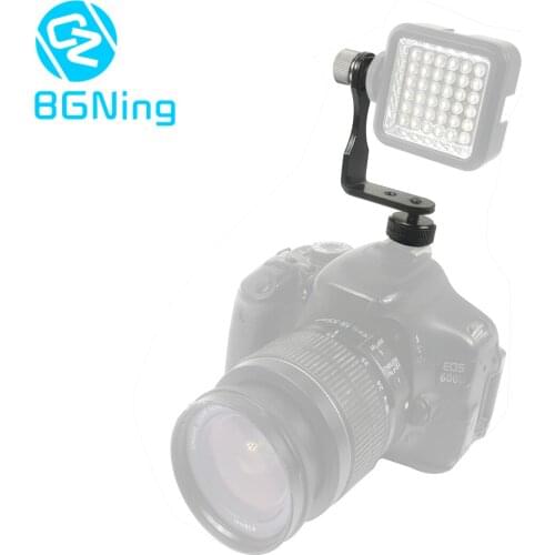For Vlog Microphone Cold Shoe Adapter Converter Mount Flash Light Hot Shoe Extension L Plate Bracket Photo Studio SLR Accessory
