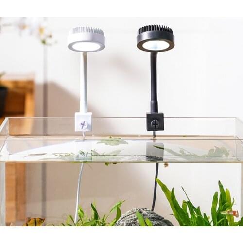 Aquarium Light Small LED Clip Light for Fish Tank with Separate Power Switch Power Saving Hight Brightness Flicker-free