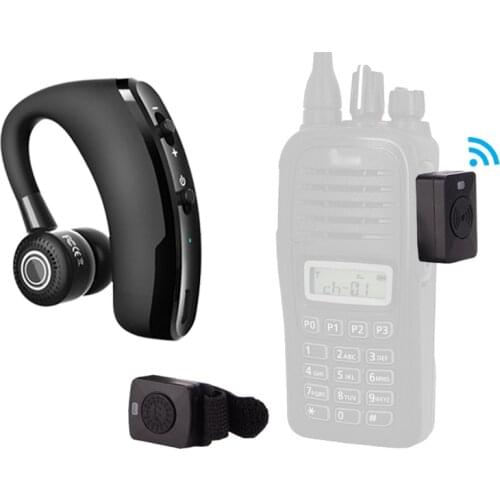 Walkie Talkie Wireless Headset 2 Pin IC Type Two Way Radio BT Headphone Intercom Earpiece Earphone For Icom COBRA VERTEX RITRON