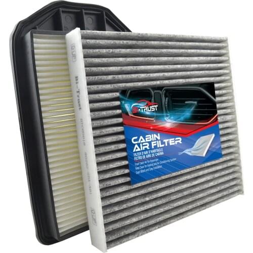 Bi-Trust Replacement Engine & Cabin Air Filter Combo Set for Honda CR-V 2.4L 2007-2009 80292-SDA-A01 CA10462