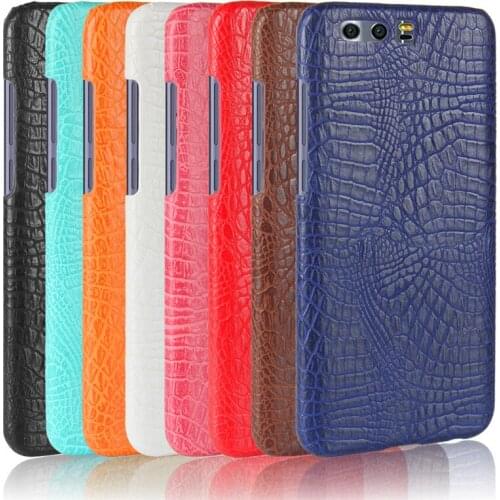 For Huawei Honor 9 Honor9 Case Crocodile Hard Quality PC with PU Surface Back Cover Hard Phone Case for Huawei Honor 9 Honor9