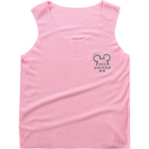 2021 childrens summer childrens Mondale bone free cut vest thin, breathable mens and womens casual vest