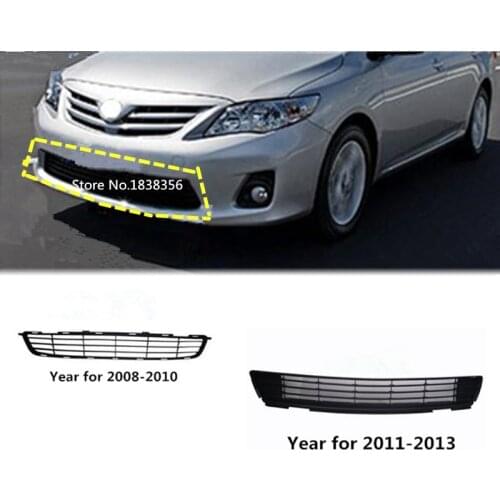 For Toyota Corolla Altis 2008 2009 2010 2011 2012 2013 Car Body License Plate Trim Racing Grid Grill Grille Hood Panel Frame