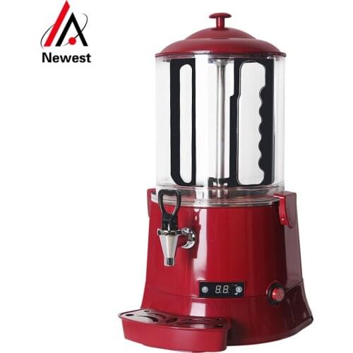 Hot Chocolate Dispenser Machine Water Bath System 5L Hot Beverage Coffee Milk Tea Mixer Hot Chocolate Warmer Machine