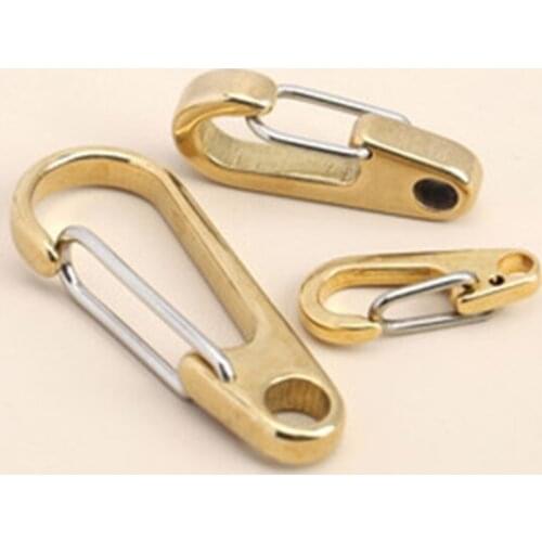 X7AE Carabiners D Ring Shape Clips Spring Snap Hook Multifunctional Outdoor Durable Tools Holiday Gifts for friends Family