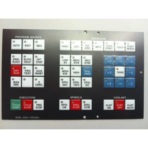 Free Shipping NEW Numerical Control Machine Operation Panel Keypad Membrane for FANUC A98L-0001-0524#J A98L00010524#J