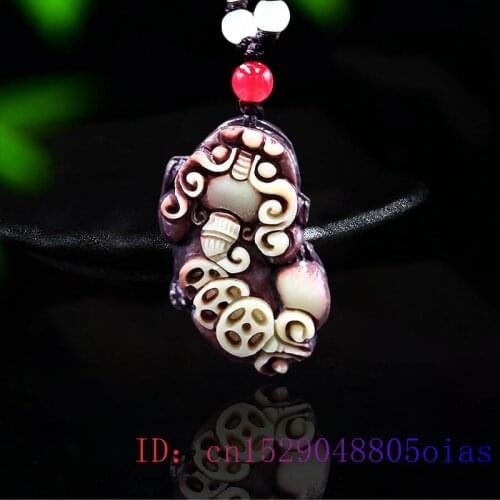 Jade Pixiu Pendant Natural Chinese Gemstone Jewelry Tiger Fashion Carved Necklace Gifts Charm Amulet
