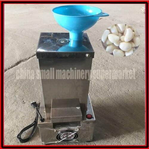 Stainless steel House hold auto dry garlic hulling machine/garlic skin removed machine huller peeling Peeled machine