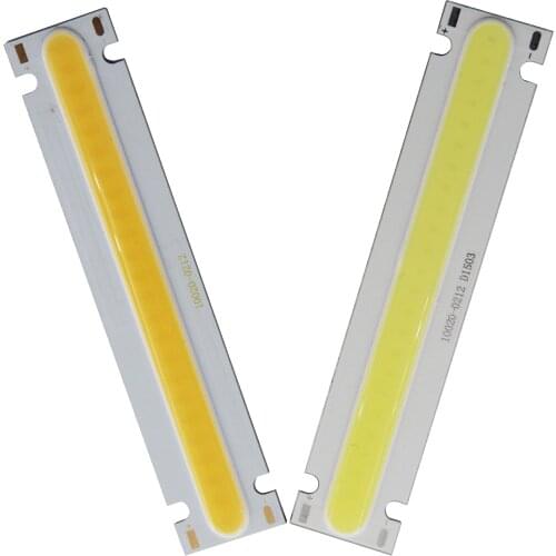 Manufacturer LED COB Strip module 10cm 2cm Light Source Lamp 6V DC White Warm White 5W LED FLIP Chip Bulb for DIY lamp