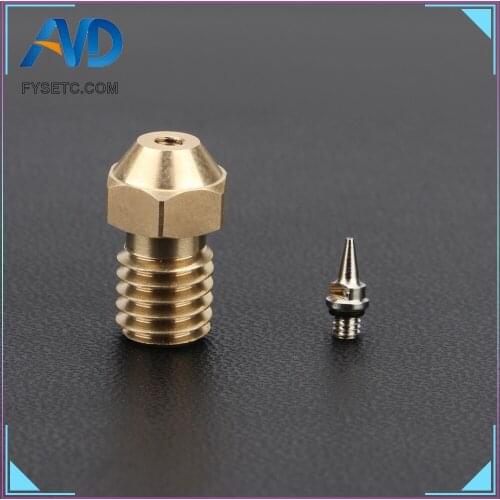 Airbrush Nozzle Adapter Set 0.3mm Airbrush Nozzles Adapter With Nozzle 3D Printer Parts For V6 Hotend 1.75mm Filament