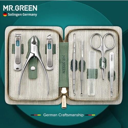 MR.GREEN Pedicure Set Manicure Set Nail Clipper Stainless Steel Professional Nail Cutter Paronychia Professional Correction Tool