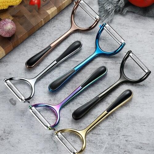 Household Stainless Steel Peeler Zinc Alloy Planer Vegetable Fruit Paring Tool Kitchen Gadgets