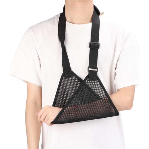Shoulder Sling Breathable Arm Support Strap Shoulder Immobilizer Rotator with Removable Plastic Pallet for Upper Arm Fracture