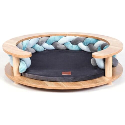 Four Seasons Universal Large Medium And Small Dog Luxury Wooden Pet Sofa Beds