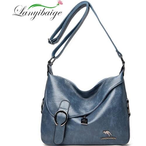 Ladies Handbag Female Designer Brand Shoulder Bag Travel Weekend Outdoor Women PU Leather Big Messenger Bag Winter