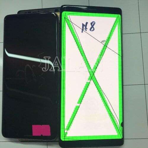 LCD With Frame For Phone Galaxy Note 8 Display Touch Screen Replacement Install Repair With Small Spot And Touch Working