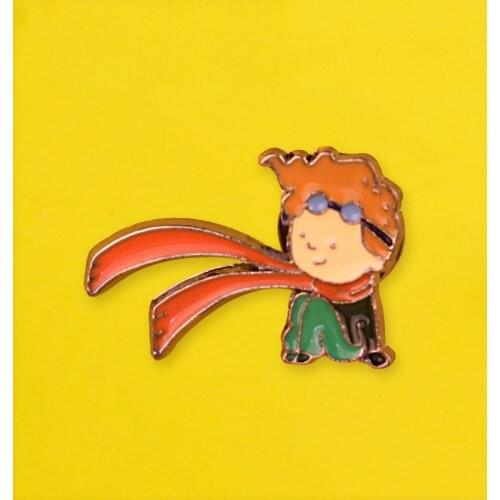 Little Prince Metal Badge Backpack Jeans Clothes Lapel Pins and Brooches Zinc Alloy Badges Lapel Pins Jewelry Accessories Decor