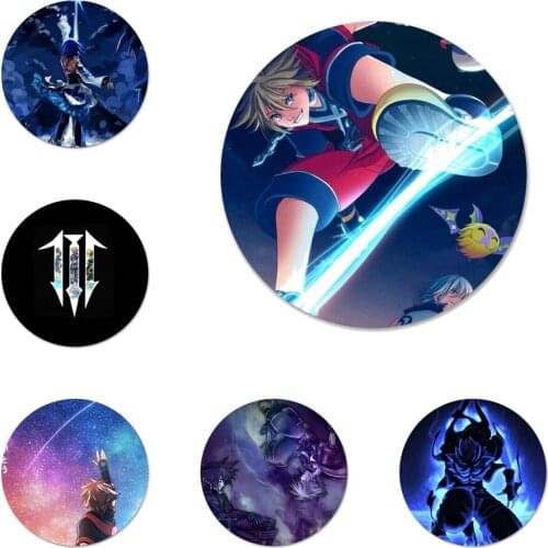 58mm Kingdom Hearts Icons Pins Badge Decoration Brooches Metal Badges For Backpack Decoration
