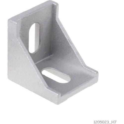10pcs 4040 Fasten Fitting Angle 40x40 L Connector Aluminum Corner Bracket Joint Brace