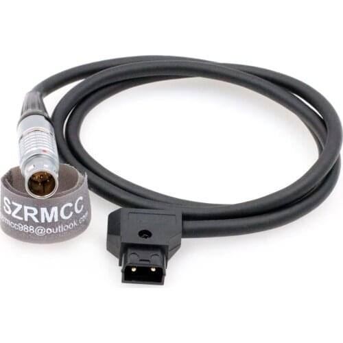 D-tap 2 Pin Male to 2B 6 Pin Male Power Cable for Red One Camera