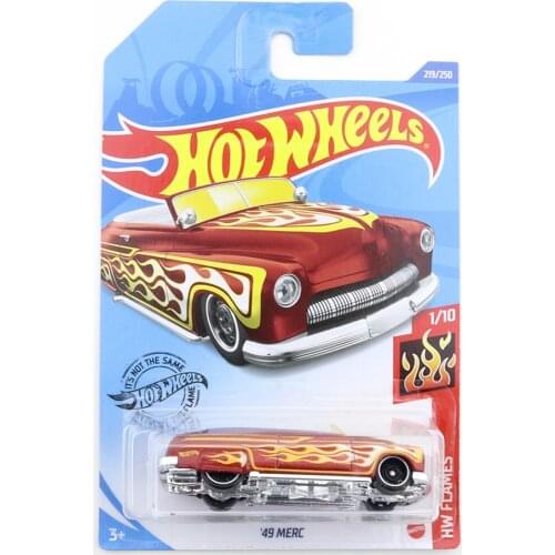 2020-219 Hot Wheels 49 MERC Mini Alloy Coupe 1/64 Metal Diecast Model Car Kids Toys Gift