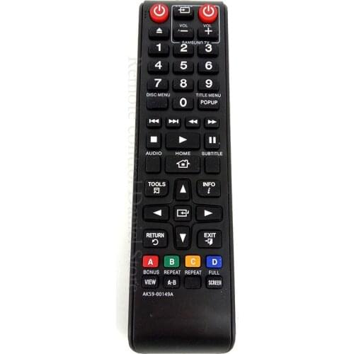 Blu-Ray Player Remote Control For Samsung AK59-00149A BD-F5100 BD-FM51 BD-FM57C BD-H5100 BD-F5500 BD-JM59