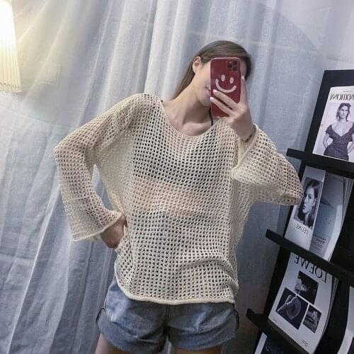 Cheap wholesale 2021 spring summer autumn new fashion casual warm nice women Sweater woman female OL knitted sweater Ay134