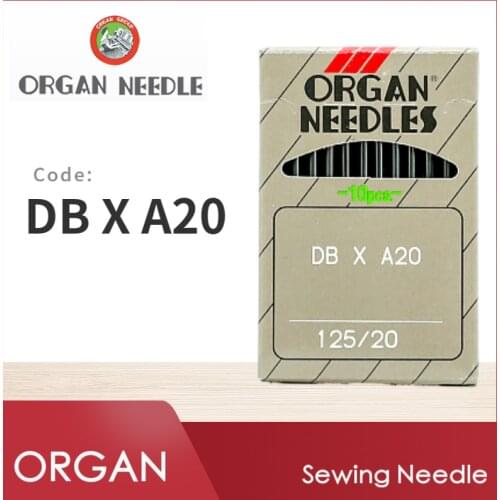 10 PCS DBXA20 ORGAN Sewing Machine Needles For Industrial Lockstitch Japan Sewing Accessories DB*1 16x231 Knitting JUKI BROTHER