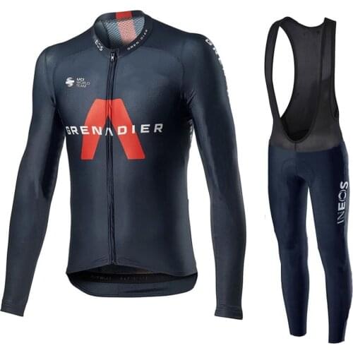 INEOS Grenadier Cycling Jersey Set Men 2022 Cycling Clothing Road Bike Shirts Suit Bicycle Bib Tights MTB Pants Maillot Culotte