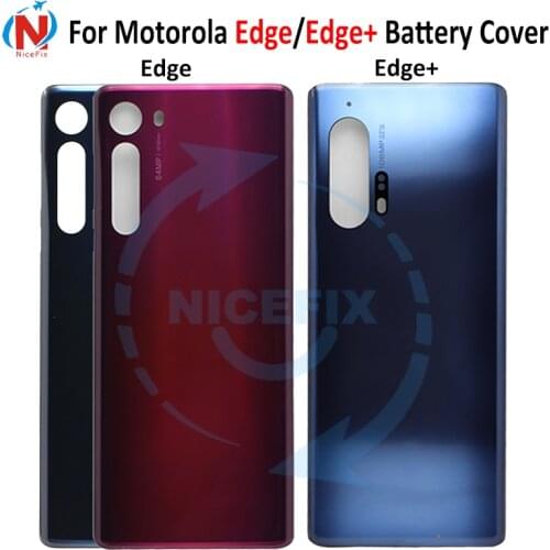 Battery Cover For Motorola Moto Edge+ Edge plus Back Cover Rear Door Panel Housing Case Replacement For Motorola Edge